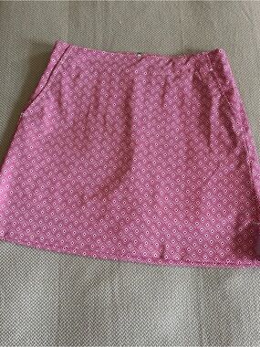 Lady Hagen Essentials Pink White Geometric Print Skort Size 4